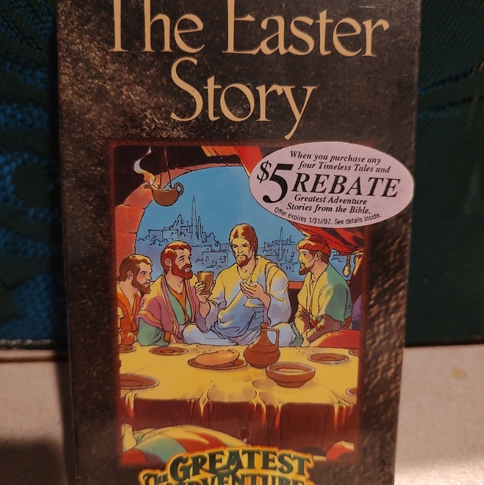 Product is a brand new limited edition VHS tape titled Greatest Adventure Easter
